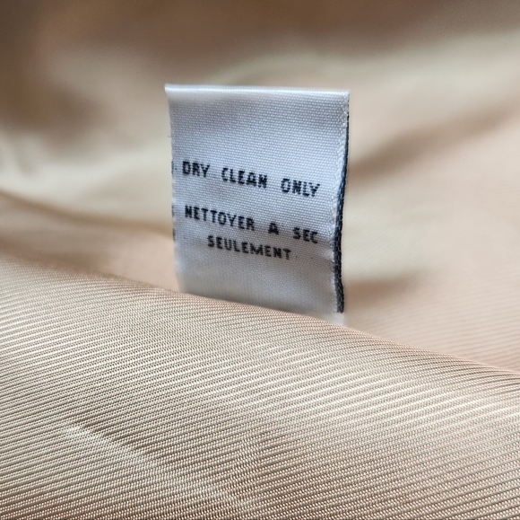 Talbots Petite Vintage 100% Camel Hair Tan Buttonfront Office Jacket-Size 12P - Picture 8 of 8